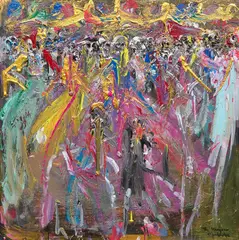 The Hangover by Franco Mondini-Ruiz, acrylic on canvas, sold May 2026