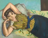 Piotr Alberti, Repose, oil on canvas