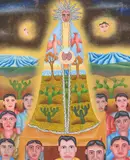 Felipe Morales Lopez, La Soledad (Dolorosa), oil on canvas