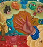 Barry Wolfryd, Vigilance from Above, oil on canvas