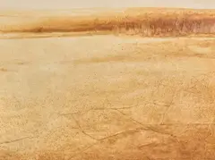 Gibbs Milliken, Dry River, oil on masonite