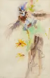 Clay McGaughy, Landing, watercolor