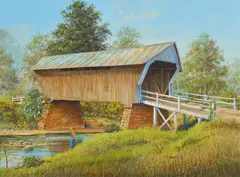 Bill Barrick, Summer Time, acrylic on canvas