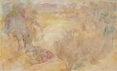 Olive Rush, New Mexico in Retrospect, oil