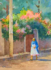 Morning Air by John Maskey, watercolor, sold Mar 2026