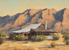 Gary Niblett, Sunset, oil on canvas