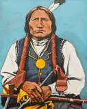 Ryan Singer, Little Big Man, acrylic on canvas
