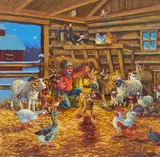 Lowell Davis, Blossom's Gift, acrylic on paper