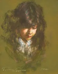 Ramon Kelley, Little Lena, pastel