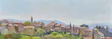 Timur Akhriev, View at Settignano, oil