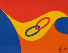 Alexander Calder, Friendship, 1974, lithograph