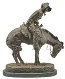 Norther by Frederic Remington, bronze, sold Nov 2025