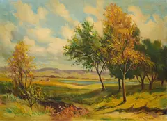 Cecilia McDermott, Blanco, Texas, oil on canvas