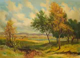 Cecilia McDermott, Blanco, Texas, oil on canvas