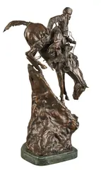 Frederic Remington, The Mountain Man, bronze