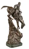 The Mountain Man by Frederic Remington, bronze, sold Nov 2025