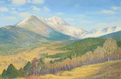 Jorge Obregon, Pic de Maniga, 1999, oil on linen