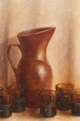 Milford Greer, From Mexico, oil on canvas