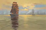 Bob Tommey, Home Port, oil on canvas