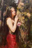 Michael & Inessa Garmash, Wild Flower, oil on canvas