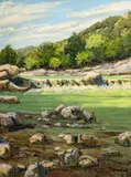 Jerry Greenberg, Guadalupe, oil on canvas