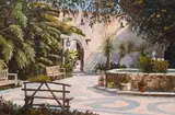 Florent Baecke, Spanish Governor's Palace, oil on canvas