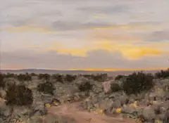 Stephen Day, Backroad Evening, oil on panel