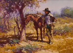 Robert Summers, Best Friends, 1988, oil on panel
