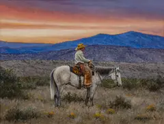 Herman Walker, Starting Place, oil on panel