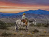 Herman Walker, Starting Place, oil on panel