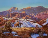 James Ralph Johnson, December Afternoon, oil on masonite
