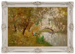 Antonio Gravina, Parco, oil on canvas