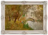 Antonio Gravina, Parco, oil on canvas