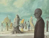 Fernando Garrido, Fate, 1986, oil on canvas