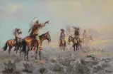Buck McCain, The Trail West, 1972, oil on canvas