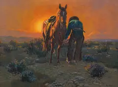 Roy Lee Ward, Day's Work, 1996, oil on canvas