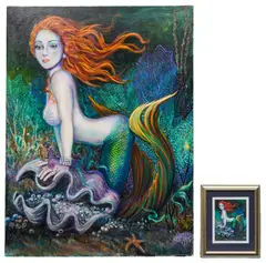 Gilbert Duran, La Sirena, 2013, oil