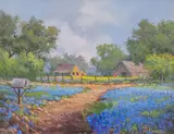 Sam Moore, Texas Blue, 2008, oil on canvas