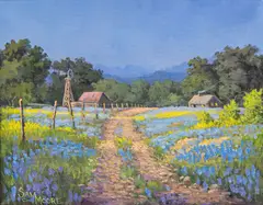 Sam Moore, Tex Country, 2018, oil on canvas
