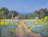 Sam Moore, Tex Country, 2018, oil on canvas