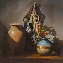 Richard Weers, Western Still Life, 1988, oil on canvas