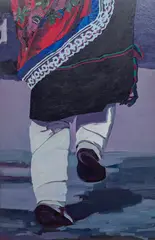 Jim Howard Rabby, Dances with Everything, 1989, oil on canvas