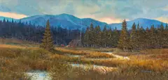 John McGee, Treeline, gouache