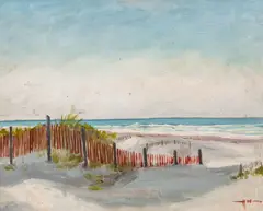 Harry Worthman, 13 Island Dunes, oil on canvas