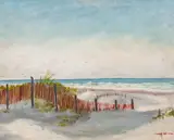 Harry Worthman, 13 Island Dunes, oil on canvas
