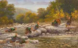 John French, Cross While You Can, 2011, oil on masonite