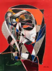 Jean Claude Gaugy, Profile of a Woman, oil