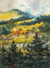 Finis Collins, Horizons Unlimited, watercolor