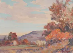 John Bob Payne, Off the Bandera Road, oil on artist board