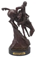 Frederic Remington, Mountain Man, bronze